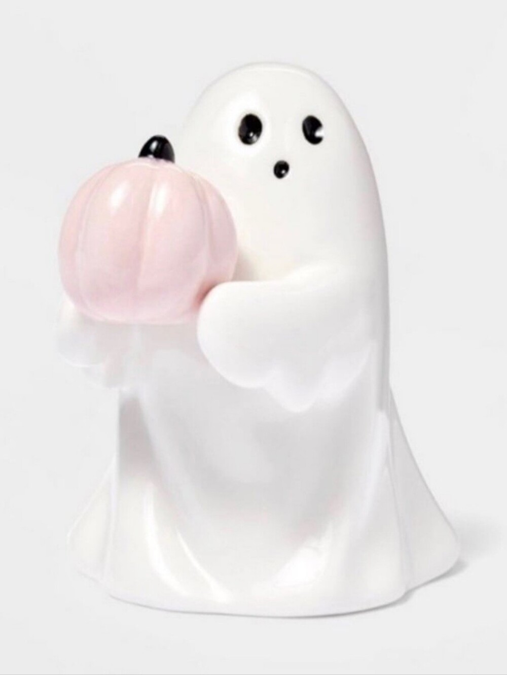 2024 Ceramic Ghost Pink Pumkpin Halloween Figurine TARGET Hyde and Eek! NWT